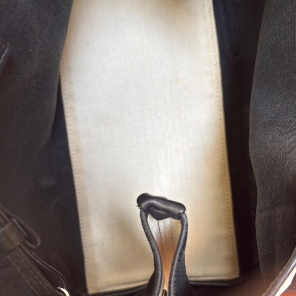 Balenciaga Beige and Black Canvas Tote - Picture 4 of 17